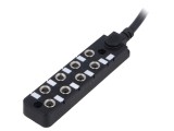 Cutie de conexiuni M8 PIN: 3 5m soclu 3A -20&divide;80&deg;C IP67 IN: 8