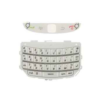 Tastatură cu lanternă BlackBerry 9800 QWERTY albă foto