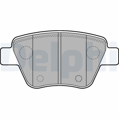 DELPHI LP2178 set placute frana,frana disc foto