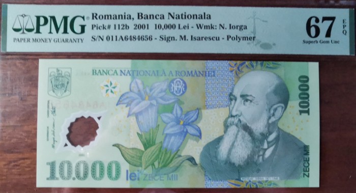 Bancnote 10000 lei 2001