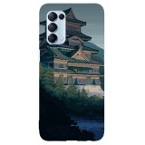 Husa compatibila cu Oppo A5 (2020) model Japan Castle, Silicon, TPU, Viceversa, Transparent, Carcasa