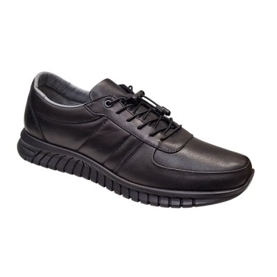 Pantofi casual barbati piele naturala VIK 317 Negru foto
