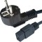 CABLU alimentare GEMBIRD 1.8m, intrare Shucko, iesire C19, 16A, bulk, black, &quot;PC-186-C19&quot; (timbru verde 0.18 lei)