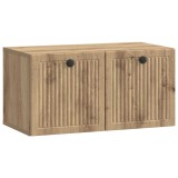 vidaXL Oglindă TV montată pe perete Stejar Artizanal 59,5 x 31 x 30 cm 898034