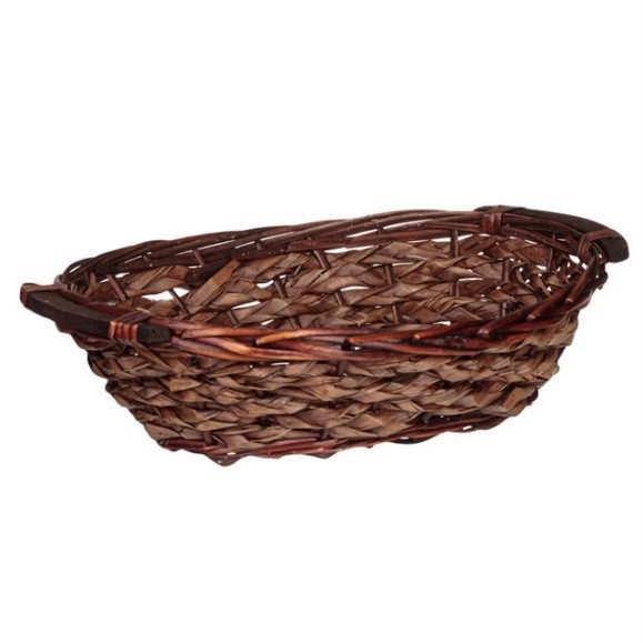 Cosulet servire, bambus, maro, 39 x 26 x 11 cm
