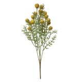 Cumpara ieftin Buchet flori artificiale galbene verzi 16x16x47 cm
