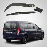 Cumpara ieftin Braț și Lamelă Ștergător Spate Dacia Logan MCV 1 (2006-2012) - 370mm, Mammooth MMT RAW 507