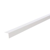 Profil de colt L din PVC, alb, 25 x 25 mm, 2.75 m