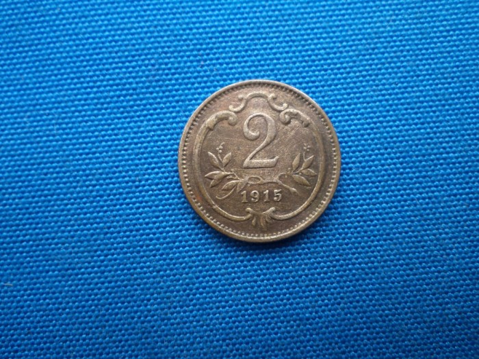 2 HELLER 1915 AUSTRIA