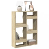 VidaXL Bibliotecă, stejar sonoma, 100x33x135 cm, lemn prelucrat