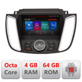 Navigatie dedicata Ford Kuga 2015-2020 SYNC2 si SYNC3 Octa Core cu Android Radio Bluetooth Internet GPS WIFI DSP 4+64GB 4G Kit- CarStore Technology, EDOTEC