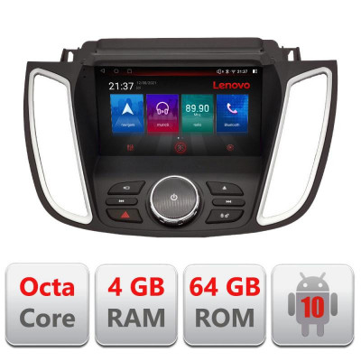 Navigatie dedicata Ford Kuga 2015-2020 SYNC2 si SYNC3 Octa Core cu Android Radio Bluetooth Internet GPS WIFI DSP 4+64GB 4G Kit- CarStore Technology foto