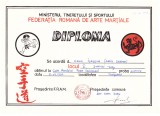 Diploma Federatia Romana de Arte Martiale, 1992