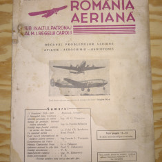 REVISTA AERONAUTICA - ROMANIA AERIANA - (OCTOMBRIE) - ANUL 1938 - CAROL II