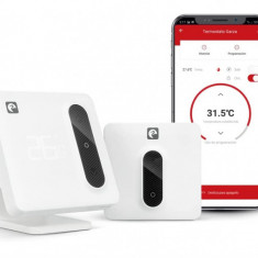 Garza Smart Termostat WiFi inteligent pentru boiler si incalzire fara fir, compatibil cu Alexa Google - RESIGILAT