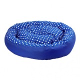 Culcus Tarte, 4Dog Deluxe, albastru, S, 78 x 15 cm