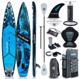 Placa Gonflabila Stand Up Paddle SUP 365cm + Scaun Caiac, Nouă, Sigilată, Set Premium Ultra Complet