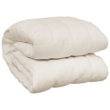 Cumpara ieftin Patura cu greutati, crem deschis, 150x200 cm, 11 kg, textil