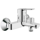 Baterie cada/dus Grohe Bau Edge, fara furtun si para, crom, 23334000