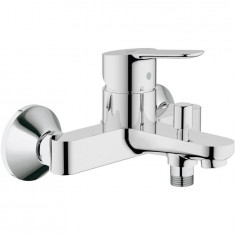 Baterie cada/dus Grohe Bau Edge, fara furtun si para, crom, 23334000