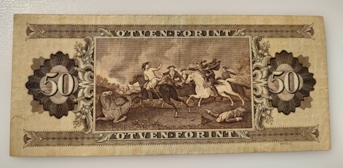 Ungaria - 50 Forint 1986