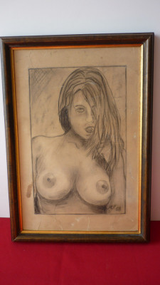 TABLOU GRAFICA IN CREION, NUD foto