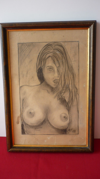 TABLOU GRAFICA IN CREION, NUD