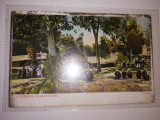 bnk cp Burma 1928 - scena dintr-un sat - uzata - etnografie