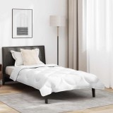 Pilotă cu pernă 2 pcs Alb 135 x 220 cm Microfibră