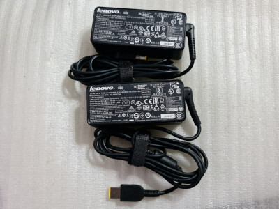 Incarcator laptop original Lenovo 20V 2.25A 45W MUFA USB - poze reale foto