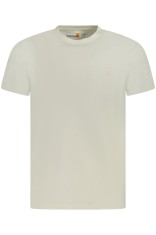 Timberland Tricou SHORT SLEEVE TEE barbati, cu mini logo brodat, Regular fit, Bej, S foto