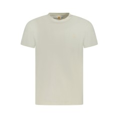 Timberland Tricou SHORT SLEEVE TEE barbati, cu mini logo brodat, Regular fit, Bej, S