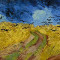 Vincent van Gogh Camp de grau cu gargoyle