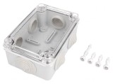 Cutie de Conexiuni IP65 Gri 80x120x50mm