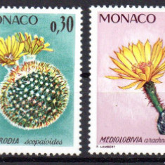 MONACO 1974, Flora, serie neuzată, MNH