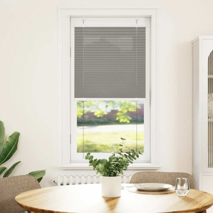 vidaXL Jaluzea plisată Antracit 60x100 cm Lățime țesătură 59,4 cm