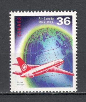 Canada.1987 50 ani compania aeriana AIR CANADA SC.73