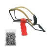 Prastie Profesionala Sling Master, Plastic, 20cm, Portocalie + 100 Bile Metalice 10mm, Tir Sportiv, Precizie