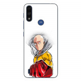 Husa compatibila cu Motorola Moto E7 Power Silicon Gel Tpu Model One Punch Man Saitama