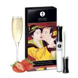 Cumpara ieftin Shunga Divine Oral Pleasure Gloss Capsuni Efect Cald-Rece 3in1