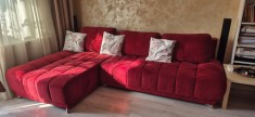 Coltar sufragerie Casa Rusu - Sabrina - Rosu Bordeaux, Extensibil