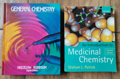 Lot 2 volume medicina chimie lb engleza General Chemistry si Medical Chemistry foto