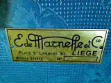 4011-Reclama mica firma E. de Macneffe et Cie LIEGE alama. Marimi 10/4 cm.