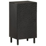 Cumpara ieftin Dulap lateral, negru, 40x33x75 cm, lemn masiv de mango