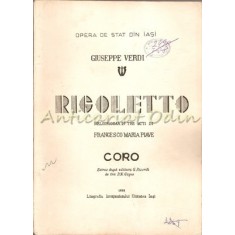 Rigoletto. Melodrama In Tre Atti. Coro - Giuseppe Verdi