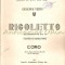 Rigoletto. Melodrama In Tre Atti. Coro - Giuseppe Verdi