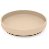 Petite&amp;Mars Take&amp;Match Silicone Plate farfurie cu ventuză Desert Sand 6 m+ 1 buc, Petite&amp;Mars_SP