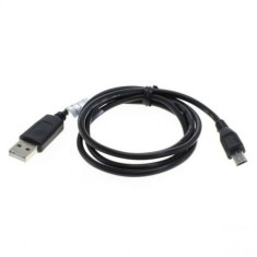 Cablu de date si incarcare USB 2.0 - la conector Micro-USB 1M Negru
