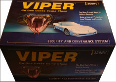 Alarma auto VIPER 350HV ,doua telecomenzi, blocare motor, senzori de soc, audio foto