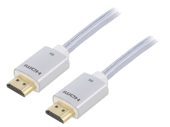 Cablu HDMI 2.1 textil 28AWG, 3m
